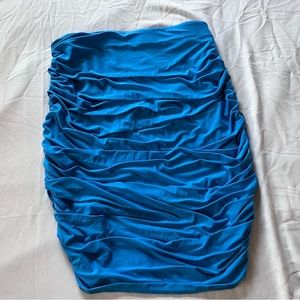 Express Ruched Midi Skirt